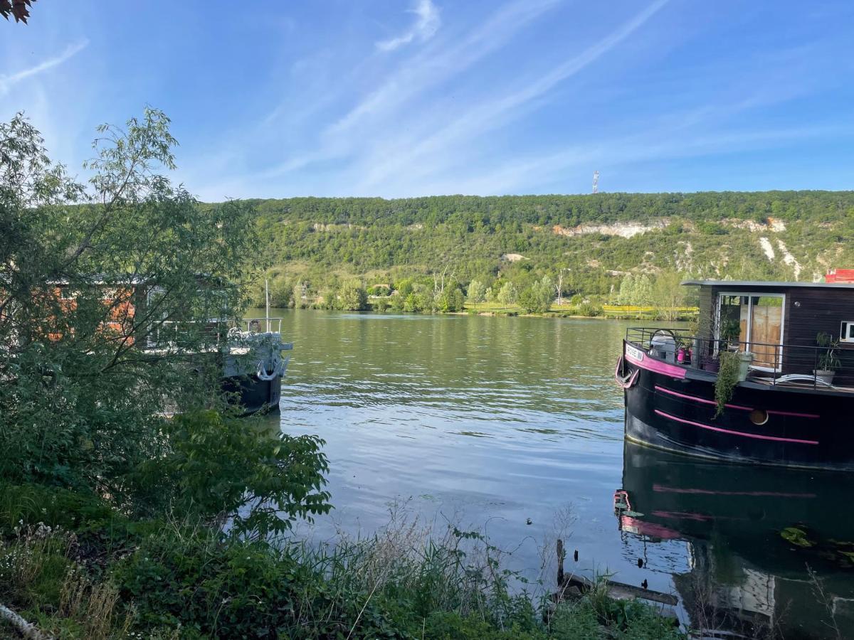 Maison La Capucine Sur Quai De Seine, Wifi, Machine A Laver, Parking Prive Gratuit Vernon  Bagian luar foto